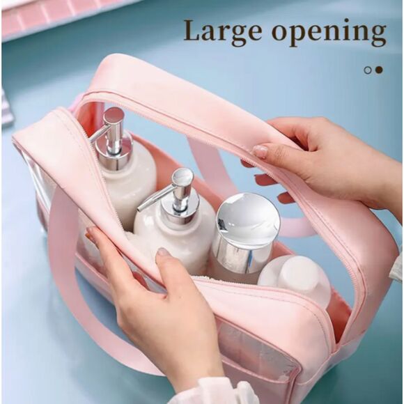 Multi-Pocket Carry All Pastel Shoulder Bag Duffle Diaper Bag Weekender - Picture 11 of 11